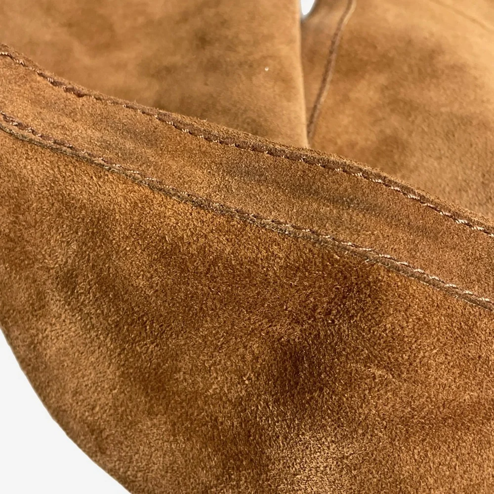 Joie Brown Reeve over the knee suede boots preppy boho western equestrian 5.5